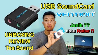 Unboxing &amp; Review USB Soundcard Vention Tes Suara Mic Boya