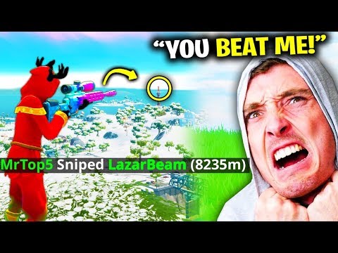 I BROKE LazarBeam's Record In Fortnite