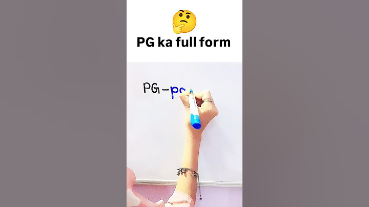 PG Ka Full Form Kya Hota Hai 🤔|| Full form of PG #pg #college #viral