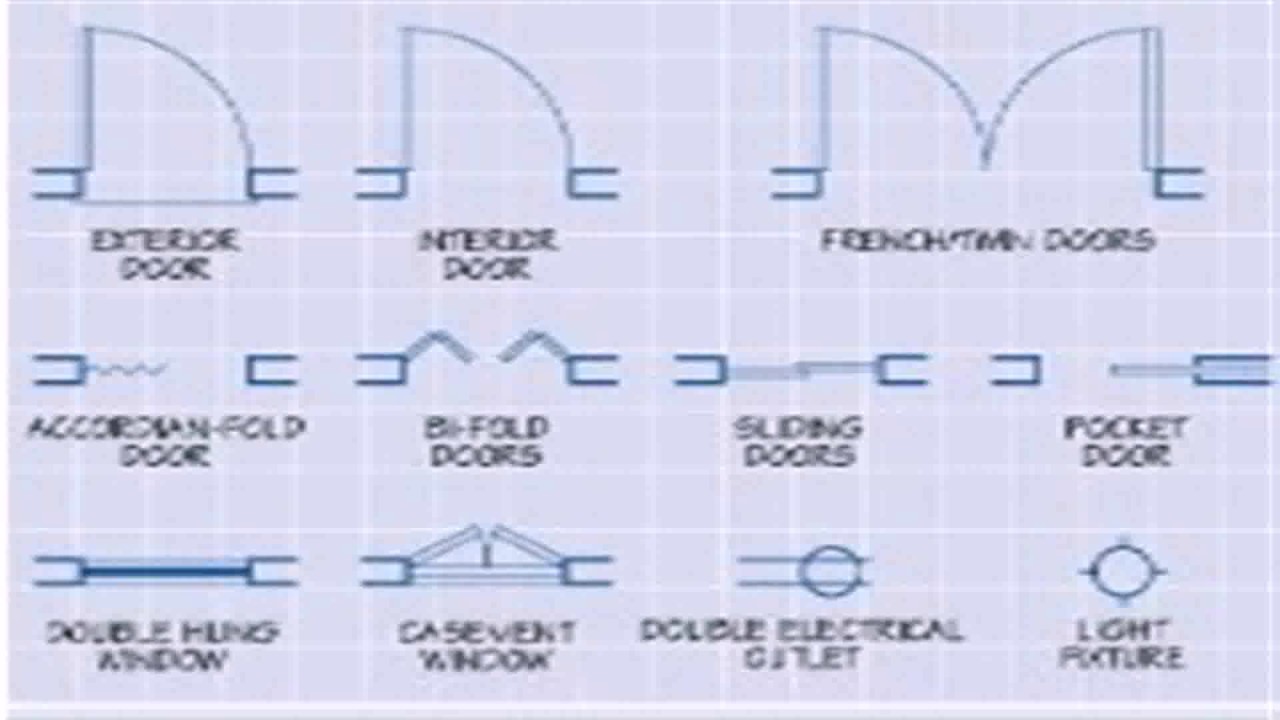 Floor Plan Symbols Garage Doors See Description Youtube