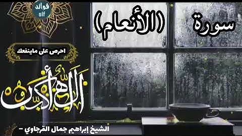 سورة الأنعام (كاملة) برواية السوسي عن أبي عمرو بصوت الشيخ ابراهيم القرجاوي|