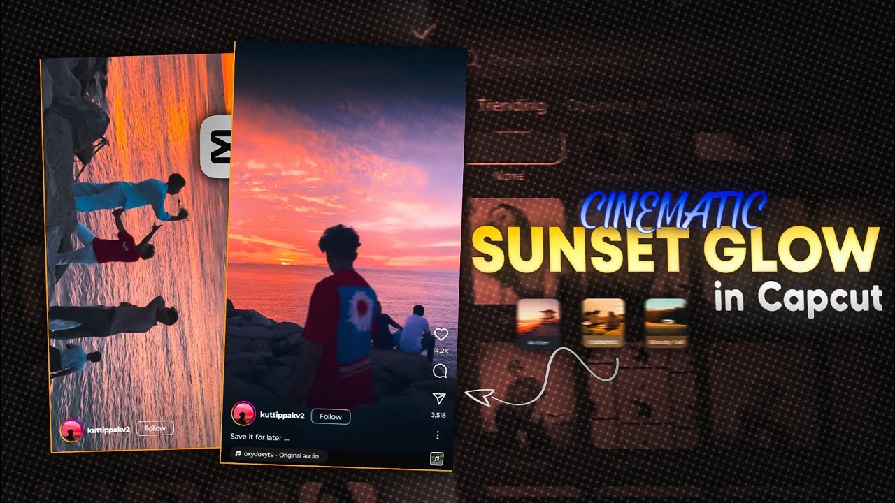 How To Create Sunset Glow Effect | Colour Grading In Capcut - YouTube