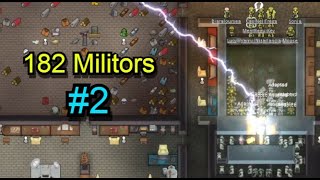 Tiny killbox vs 182 Militors - Rimworld