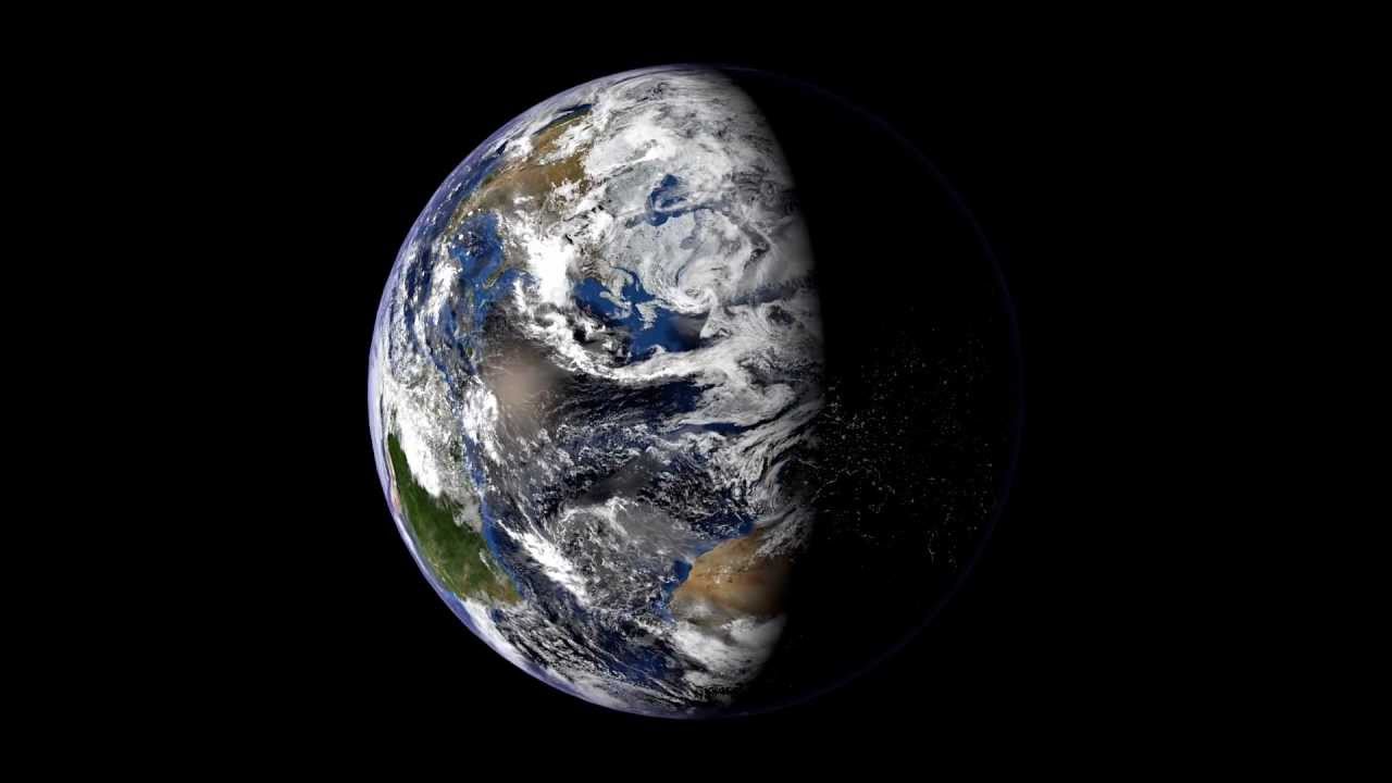 Rotation De La Terre Avec Blender