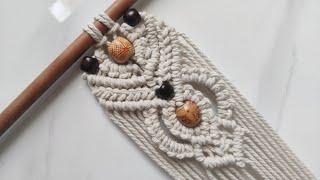 Small Macrame Wall Hanging | Macrame Wall Hanging Tutorial | DIY Macrame Wall Hanging | DIY Decor