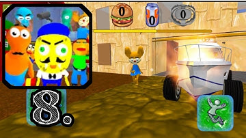 Sponge neighbour escape 3d #NEWUPDATE part-8. #spongebob #spongeneighbour#spongegang