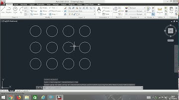 AUTOCAD : Rectangular array Polar array Path array