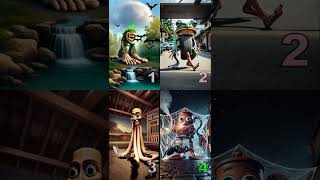 AI Gone Wild: 4-Way Monster Meltdown in Split-Screen