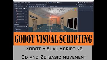 Godot Visual Scripting 3d and 2d basic movement