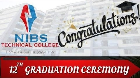 NIBS College 12th Graduation ceremony