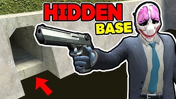 Gmod DarkRP Rags To RICHES Making Money In My Hidden Mini Tunnel Base