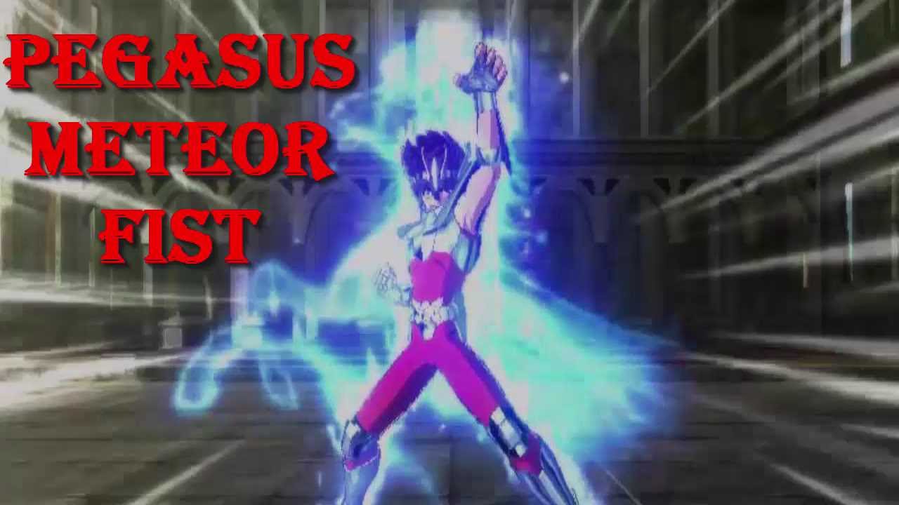 Featured image of post Saint Seiya Pegasus Meteor Fist Then instead of releasing said energy in the form of his pegasus meteor fist seiya combines each of his meteors into one massive extremely powerful comet of cosmo energy which