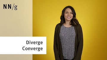 First Diverge, Then Converge During UX Workshops