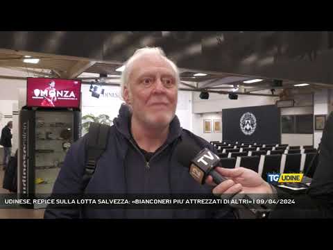 UDINESE, REPICE SULLA LOTTA SALVEZZA: «BIANCONERI PIU' ATTREZZATI DI ALTRI» | 09/04/2024