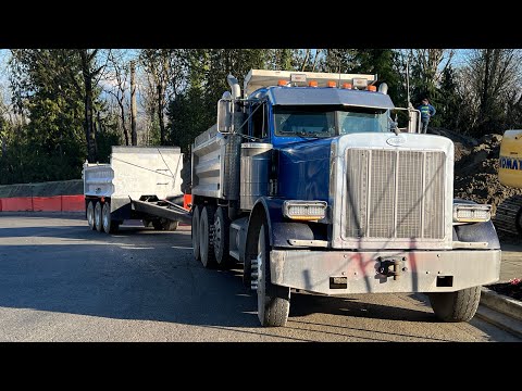 Peterbilt 379 Dump Truck Exhaust
