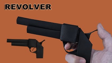 How to make Revolver Paper Gun - Tutorial l Squid Game