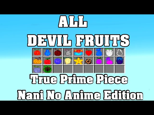 Kage Kage no Mi Devil Fruit ( Shadow Shadow Fruit ) True Prime Piece Nani  No Anime Edition 