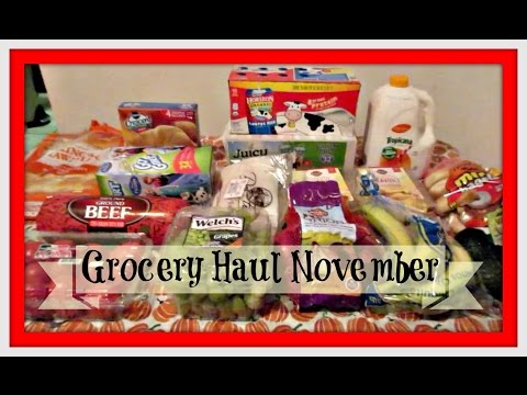 Grocery haul! November 2015