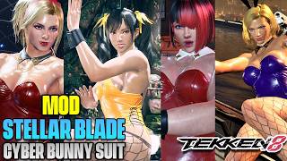 Stellar Blade Cyber Bunny Suit in Tekken 8 😱 Mod Showcase + Gameplay