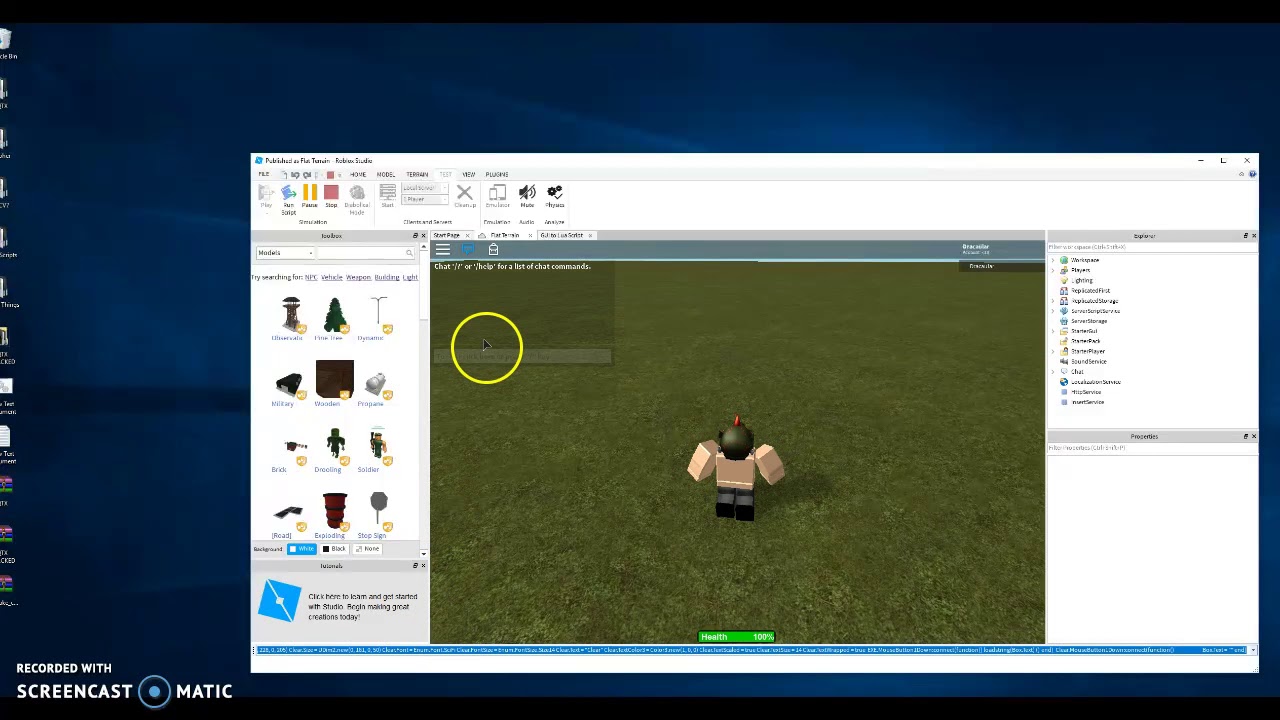 Create a roblox script for you by Ahmed4786