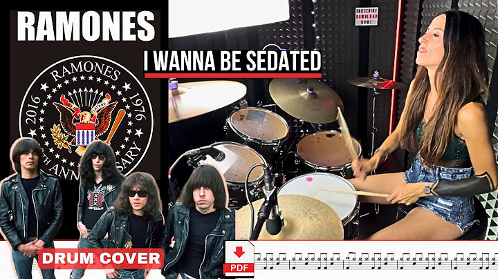 I Wanna Be Sedated Drums version - Drums performance video thumbnail
