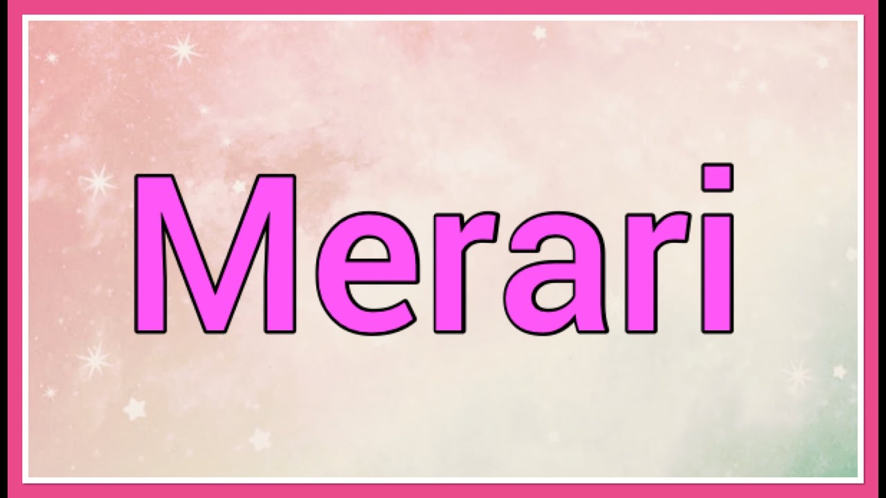 Nombre Merari Significado y versículo bíblico YouTube Nombre Merari Significado y versículo bíblico YouTube