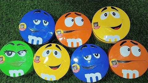 Satisfying Video  Lovely Unpacking Vibrant Skittles and Tasty M&M