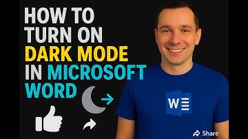 How to Enable Dark Mode in Microsoft Word | Reduce Eye Strain Instantly