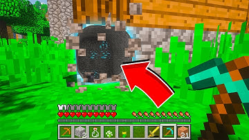 HOW NOOB FOUND THIS TUNNEL UNDER VILLAGE ??? MINECRAFT SCARY TROLLING PRANK ! AMV SHORT Animation