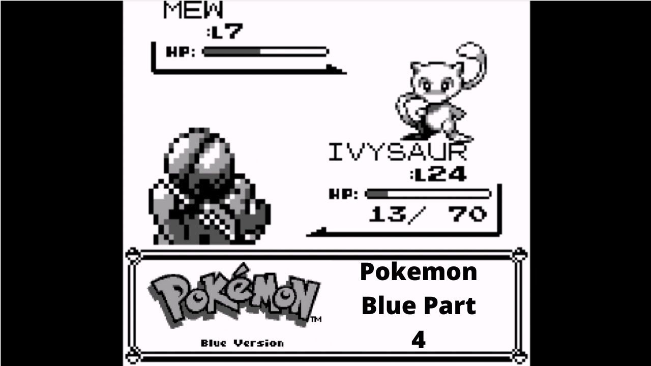 Pokémon Blue Part 4 Catching MEW! YouTube