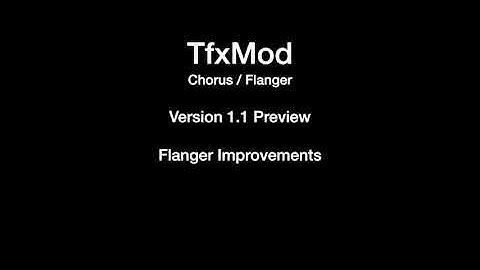 TfxMod V1.1 Preview