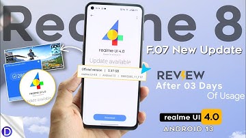 Realme 8 Android 13 New Update | Realme 8 F.07 New Update Full Review | 4G+ ✅ Battery | Camera 🔥