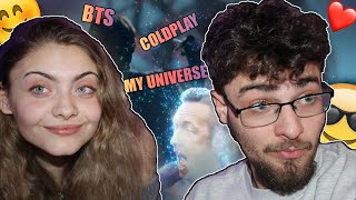 Me and my sister watch Coldplay X BTS - My Universe (Official Video) (Reaction)