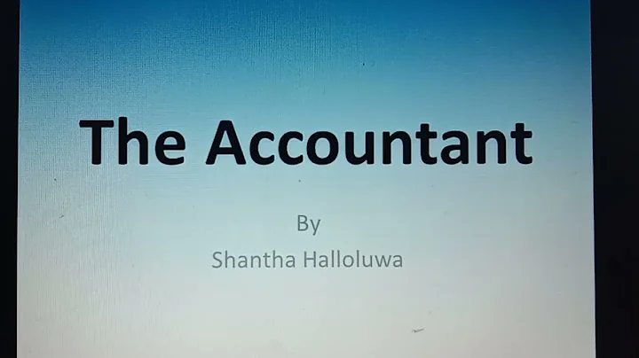 The Account and his duties & responsibilities of an organization