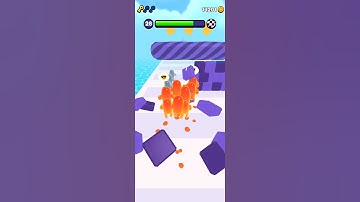 Blob Runner 3D Walkthrough Gameplay Levels#21 (iOS & Android)#shorts