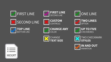 Checkbox List | Mogrt Template