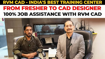 Fresher To CAD Designer | Autocad & Solidworks - CAD Design at RVM CAD With 100% Jobs