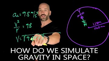 Circular Motion: How do we simulate gravity in space