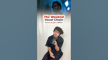 The Weeknd’s Vocal Chain, using Logic plugins ONLY 🎙️ #theweeknd #producer #vocals
