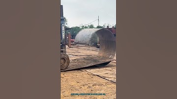 Forklift Flattens Steel Coil | Industrial Material Handling