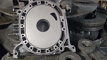 Lapping, saved this Damaged RX7 Rotary Engine Side  Plate 
