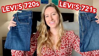 Levi's 720 Super Skinny Jeans vs. Levi's 721 Skinny Jeans | Tawny  Alessandra - YouTube