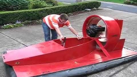 UH-10F Hovercraft Thrust Test