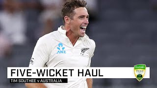 Southee toils in scorching heat to take five