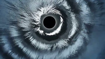 VJ LOOP Ice Tunnel Black Hole Moon Background Animation ~ White Blue Cold Meditation Hypnotic Loop