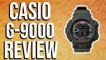 Casio G-Shock G-9000-3VDR Mudman review.