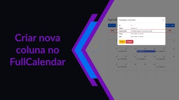#7 - Como acrescentar nova coluna no FullCalendar com PHP