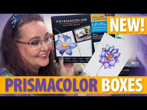 Intro Video with Prismacolor Technique level 1 and 2 for Nature Drawing Set  