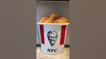 🍗🍗Giant KFC Fried Chicken Bucket🤩😋#friedchicken #kfc #kfcchicken #i❤️kfc #hk #fastfood
