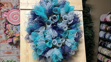 Make a Mesh Pine Wreath Base and make it FULL FULL